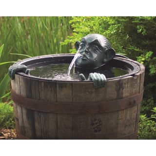 water feature fountain home man in barrel spitter fountain buy outdoor fountains online at overstockcom our best water feature fountain home man in barrel spitter fountain buy outdoor fountains online at overstockcom our best